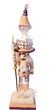 HOLLYWOOD  BY HOLLY ADLER WOODEN NUTCRACKERS CHRISTMAS DECORATION FIGURE picture