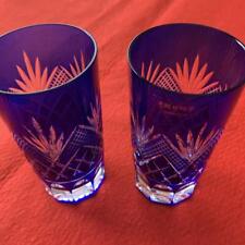Edo Kiriko Hand-Carved Colored Paired Glasses picture