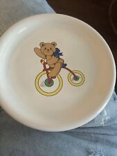 Vintage Avon Lillian Vernon Child’s Plate With Bear 1985 picture