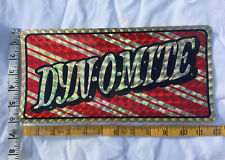 Vintage Prismatic Decal License Plate 1970s “Dyn-O-Mite” Prism Sticker NOS picture