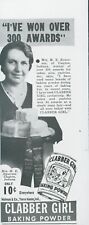 1936 Clabber Girl Baking Powder Winner Mrs Rynerson Clayton IN Vtg Print Ad GH1 picture
