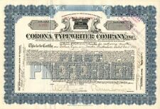 Corona Typewriter Co., Inc. - General Stocks picture