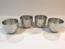 Kirk Stieff JEFFERSON CUP Set of 4 Pewter  No Engraving Vintage 223 picture