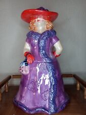 Red Hat Society / Lady Ceramic Cookie Jar -  2004  picture