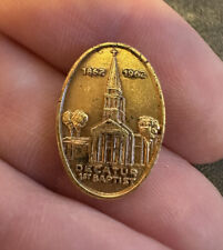 Vintage First Baptist Church of Decatur 100th Anniversary Pin 1862 1962 FBC picture