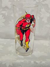 Vintage 1971 The Flash DC Comics Glass Tumbler Cup Pepsi Collector Series picture