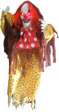 Scary Lighted Circus Halloween Clown, Halloween Party Decoration Prop picture
