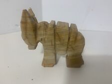 Vtg. Mini Hand carved onxy style  Donkey  picture