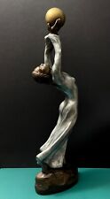 Ecila Alice Heath Austin Sculpture 2' African American Lady Goddess Ballet Dance picture