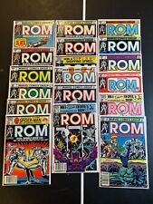 ROM Spaceknight Direct Marvel 1979 set of 45 Comics picture