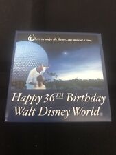 Walt Disney World Happy 36th Birthday Button  Epcots Spaceship Earth picture
