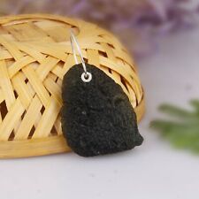Huge Authentic Raw Czech Moldavite Pendant Healing Crystal Statement Necklace picture