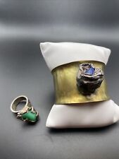 AMAZING SET H. Alvin Sharpe HAS Jewelry - Ring & Cuff Bracelet Inscribed 1973 picture