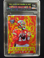 2022 PATRICK MAHOMES III  Marble Cracked Ice Refractor By TSC picture