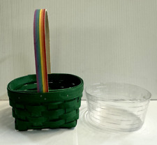 2014 Longaberger - Over the Rainbow - St Patrick's Day - Basket and Protector picture