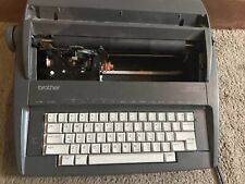 Brother AX-425 Electronic  Typewriter works Need Ribbon & Clear Shield picture