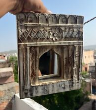 Antique Wooden  Hand Painted Wall Hanging Jharokha Mirror Frame Decorative 102 picture