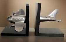 Vintage Art Deco Airplane Bookends By Nelson Pine Industries picture