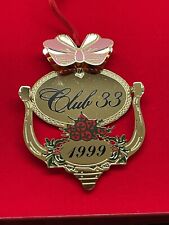 Vintage Rare 1999 Disneyland CLUB 33 Door Knocker Christmas Ornament Holiday MIB picture