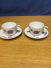 (2 Sets) Royal Worcester Astley Oversized Cup & Saucers picture