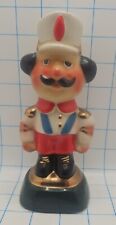 VTG JIM BEAM Figurine 1978 Red Hand Painted Gold Tone Trim  picture