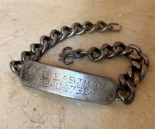 ORIGINAL WW2 US ARMY AIR FORCES AIRCREW RADIO OPERATOR ID BRACELET c1944 picture