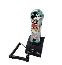 Mickey Mouse Phone Push Button Landline Telephone Disney w/ Box NEW 2004 picture