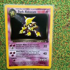 Pokémon Trading Cards Team Rocket Set Dark Alakazam Mint / Near Mint 1/82 picture
