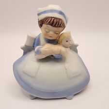Vintage 1950's Ceramic Maternity Ward Nurse w/ Baby Figure Made Japan picture