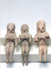 Three Indus Valley Fertility Idols Ca. 1800 B.C. Central Asia Early Goddess picture