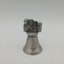 Mount Rushmore Small Pewter Bell Souvenir Vintage  picture
