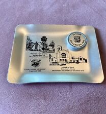 Rare Vintage Loyal Order Of Moose Moosehaven 25 Club Aluminum Ashtray 3.75 x 5 picture