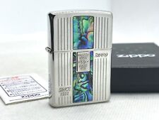 ZIPPO 2004 Limited Edition Shell-Inlay Sterling Silver Ingot 999.9 Ingot Lighter picture