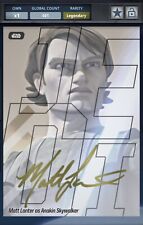 Topps Star Wars Card Trader Anakin Skywalker Jedi Signature Legendary DIGITAL picture