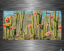 Western Desert Cactus Metal License Plate picture