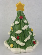 Decorated Christmas Tree Bell 4.5 inches tall Vintage picture