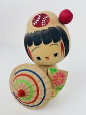 Kokeshi Doll Japanese Wooden Kawaii Girl Vintage 5