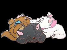 Fantasy Pin - Disney Aristocats Kittens BERLIOZ MARIE & TOULOUSE Sleeping picture