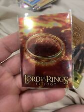 2004 Topps Chrome The Lord of the Rings Trilogy Checklist #100  The one ring picture