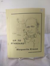 Up To Standard Vintage The Professionals Fanzine by Marguerite Krause picture