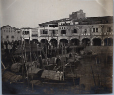 Macau, the Port on Arrival, Vintage Print, ca.1900 Vintage Print  picture