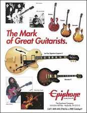 1994 Epiphone Emperor Sheraton II Casino Sorrento guitar ad 8 x 11 advertisement picture