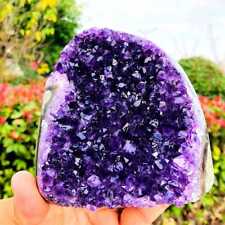 1236g Natural Amethyst Geode Mineral Specimen Crystal Quartz Energy Decoration picture