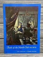 Vintage Brochure Book-of-the-Month Club News January 1952 Artist Studio Painting picture