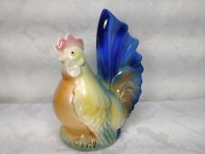 1950's Royal Copley Spaulding China Rooster Chicken Feed Bank picture