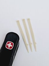 New 3Pk Flat Top Toothpick Replacement for WENGER Swiss Army Knives 65mm to 85mm picture