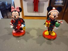Brand New Kurt Adler Micky and Minnie Mouse Nutcrackers 2022 in Original Boxes picture