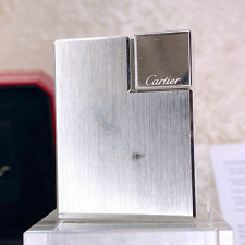 Authentic Cartier Large Lighter Brushed Silver Model with Case picture