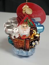 Christopher Radko Xmas Ornament 1020656 Boarding Two By Two Gem Noah's Ark NEW picture