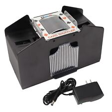 4-Deck Casino Automatic Card Shuffler AC/DC-Power&Battery-Operated for Blackjack picture